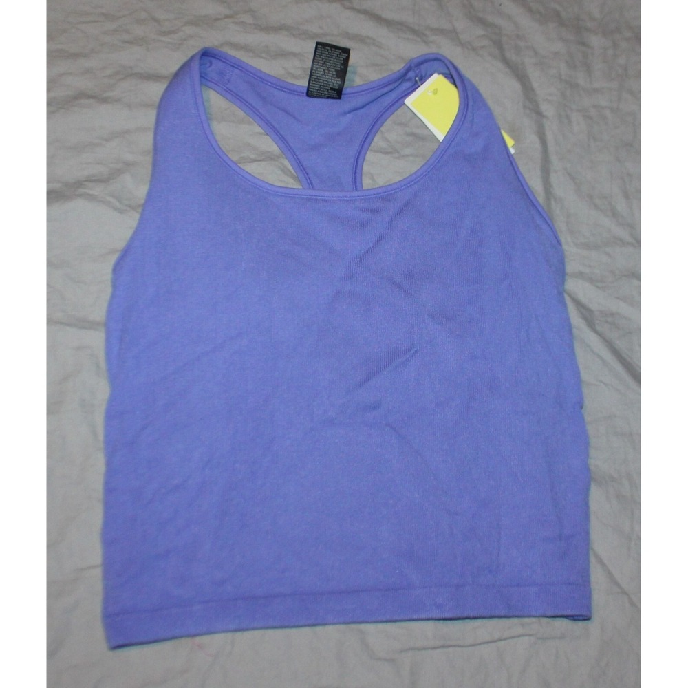 Women's Seamless Cropped Tank Top - All in Motion size 2X NEW purple